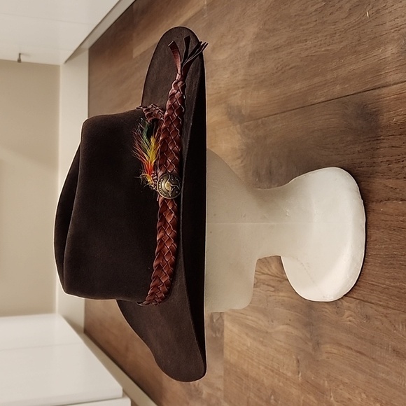 Akubra Snowy River 1010 Pure Fur Felt Hat - Genuine Australia Made size 57 - Picture 2 of 13